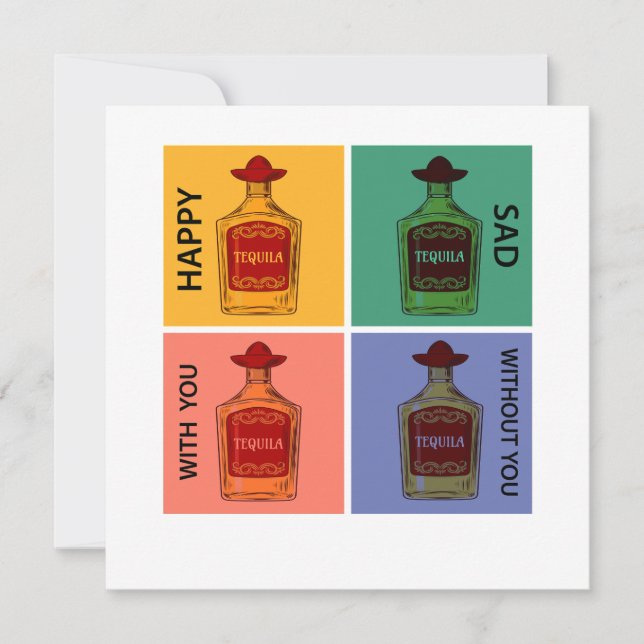 Always Tequila Inbjudningar (Framsida)