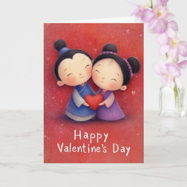 Always You Valentine Card Kort (Orkide)