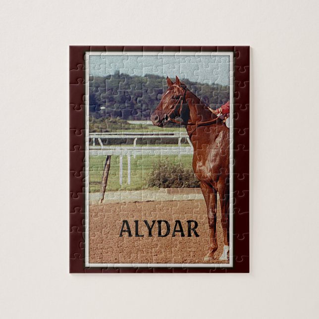 Alydar Belmont insatser postar paraden 1978 Pussel (Vertikal)