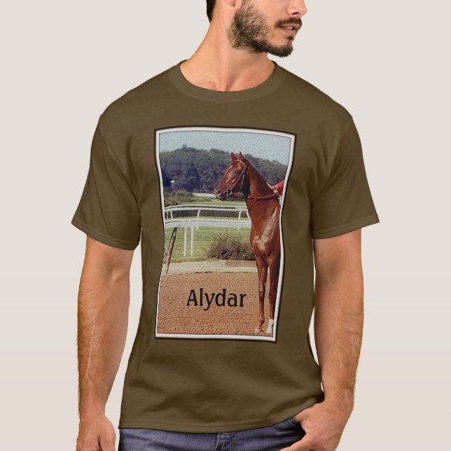 Alydar Belmont insatser postar paraden 1978 Tee Shirt (Framsida)