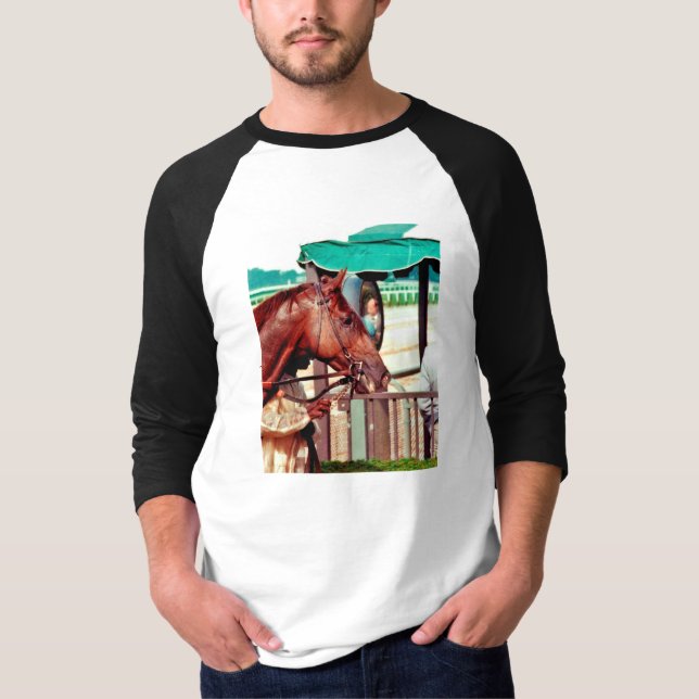 Alydar Thoroughbred 1979 T Shirt (Framsida)