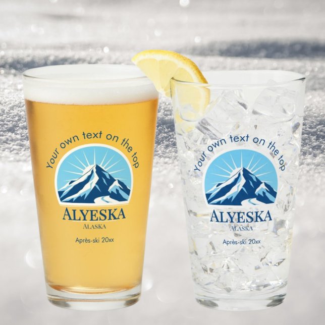 Alyeska Alaska ski resort drinks beer Glaskopp (Skapare uppladdad)