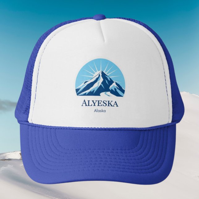 Alyeska Alaska ski resort vacation Hat Keps (Skapare uppladdad)