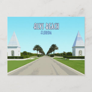 Alys Beach Florida Gulf Coast Vintage Vykort
