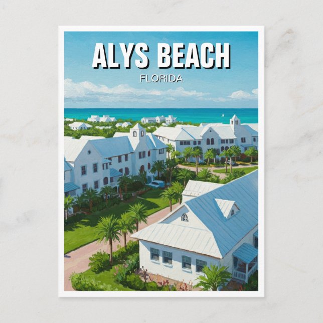 Alys Beach Florida Resor Vykort (Framsida)