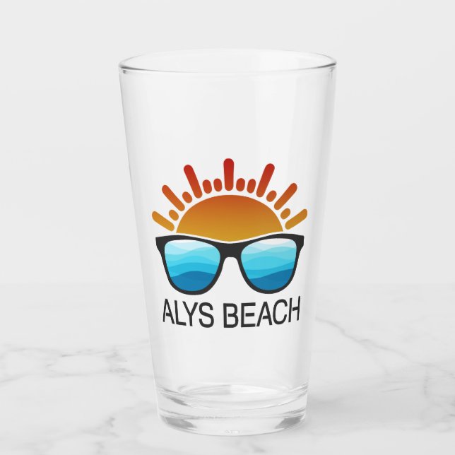 Alys Beach Solglasögon Glaskopp (Framsida)