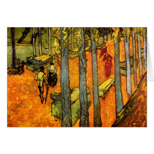Alyscamps av Vincent Van Gogh Hälsningskort