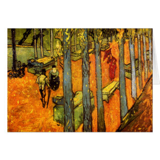 Alyscamps av Vincent Van Gogh Hälsningskort