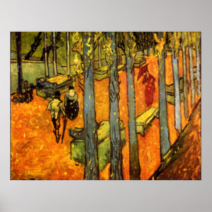 Alyscamps av Vincent Van Gogh Poster