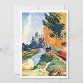 Alyscamrar En färgstark vätefärgning i liggande Inbjudningar