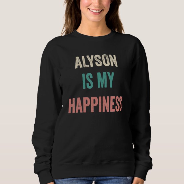 Alyson är min lycka t shirt (Framsida)