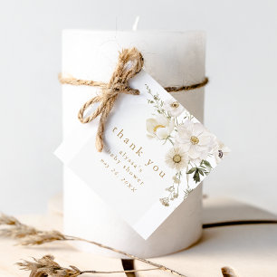 ALYSSA Blommigt Boho Flower Baby Shower Tack Gåvor Etiketter