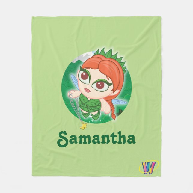 Alyssas Magical skog Fleecefilt (Framsidan)