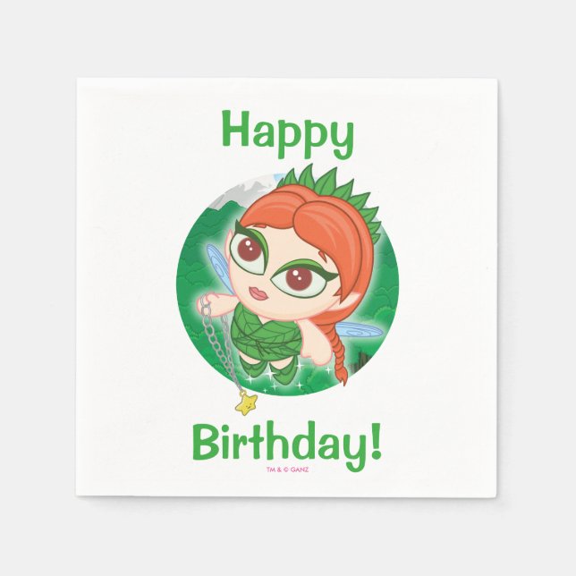 Alyssas magiska skog pappersservett (Framsidan)