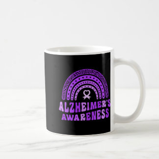 Alzheimer's Awareness Cute Lila Elephant Rai Kaffemugg