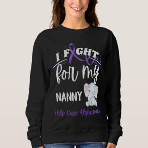Alzheimer-medvetenhet Jag Kämpar För Barnskötare A T Shirt