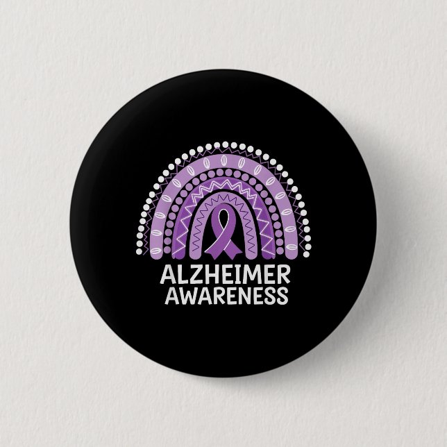 Alzheimer-medvetenhet Knapp (Framsida)