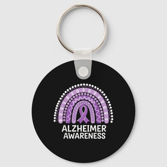 Alzheimer medvetenhet nyckelring (Framsida)