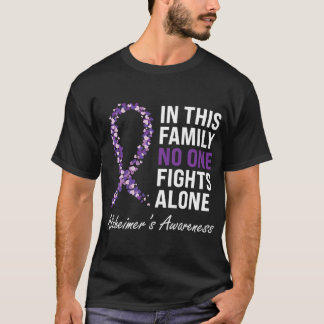Alzheimer_s Awareness Lila Ribbon Dementia Mamma D T Shirt