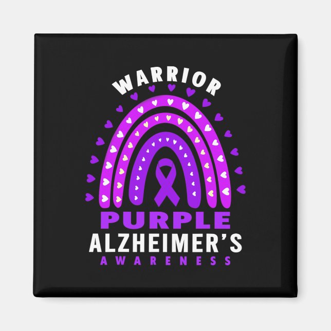 - Alzheimer Warrior - Heimers' Awareness Magnet (Framsidan)