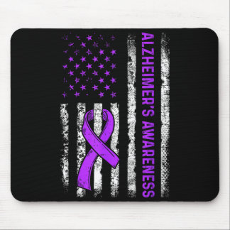 Alzheimer's awareness fight american usa flag musmatta