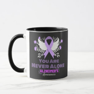 Alzheimers Band Kampanj Demens Medvetenhet Mugg