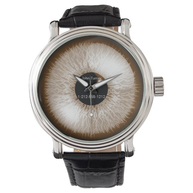 Alzheimers demens Äldre vård - säkerhet Armbandsur (Framsida)