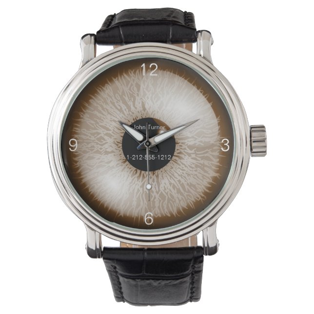 Alzheimers demens Äldre vård - säkerhet Armbandsur (Framsida)