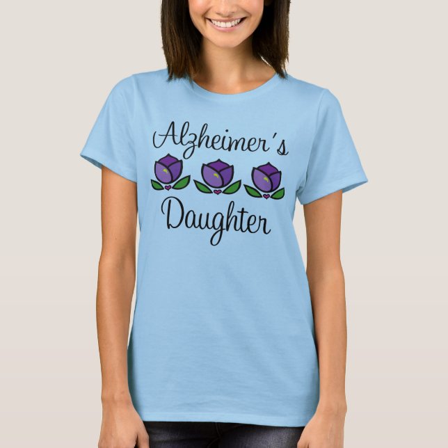 Alzheimers dotterkvinna utslagsplats tee shirt (Framsida)