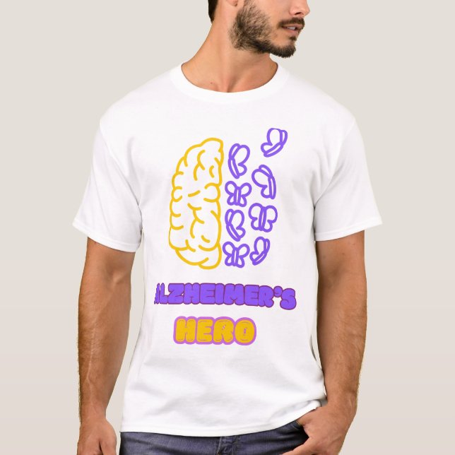 Alzheimers hjälte t shirt (Framsida)
