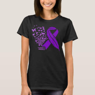 Alzheimers Lila Alzheimers sjukdom T Shirt