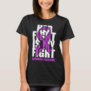 Alzheimers Lila för att öka medvetenheten hos Alzh T Shirt