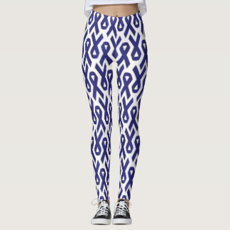 Alzheimers Lila Ribbon Leggings
