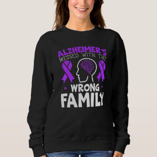 Alzheimers meddelande med fel familjens ände Alz T Shirt