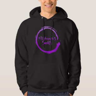 Alzheimers medvetande Alzheimers Sucks, demens Hoodie