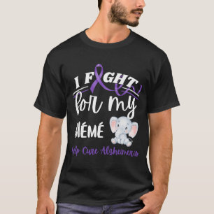 Alzheimers medvetande jag kämpar för Alzheimers sj T Shirt
