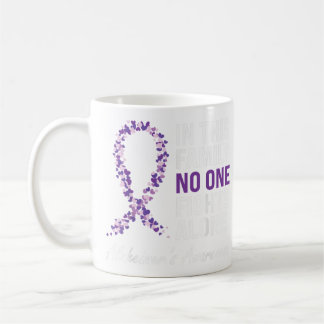 Alzheimers medvetandegörande Lila Ribbon Dementia  Kaffemugg