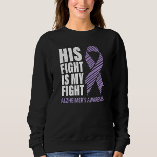 Alzheimers medvetandegörande Lila Ribbon Dementia T Shirt