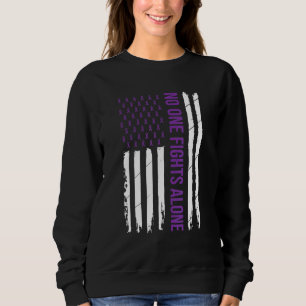 Alzheimers medvetandegörande Lila Ribbon Dementia  T Shirt