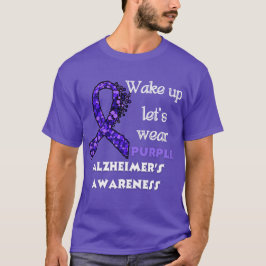 Alzheimers medvetandegörande Lila T Shirt