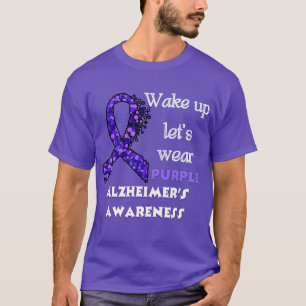 Alzheimers medvetandegörande Lila T Shirt