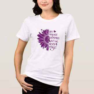 Alzheimers medvetandegörande - "Ribbon Alzheimers T Shirt