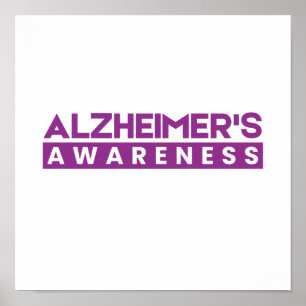 Alzheimers medvetandehöjande demens poster
