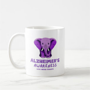 Alzheimers medvetandehöjande månatlig vård kaffemugg