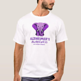 Alzheimers medvetandehöjande månatlig vård t shirt