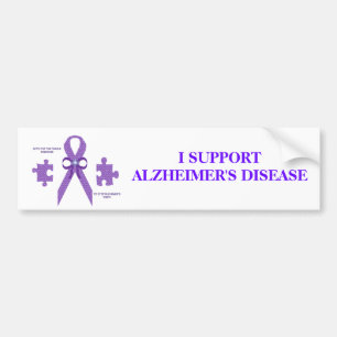 Alzheimers medvetenhet dekal