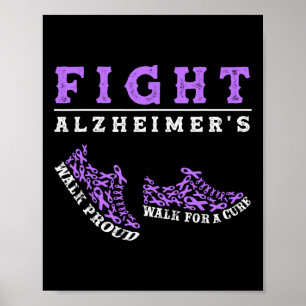 Alzheimers medvetenhet Heimer Warrior Manar Wom Poster