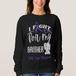Alzheimers medvetenhet Jag bekämpar Alzheimers bro T Shirt