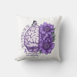 Alzheimers medvetenhet kommer jag att minnas för d kudde