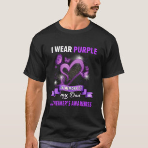 Alzheimers medvetenhet om Bärans Lila till minne a T Shirt